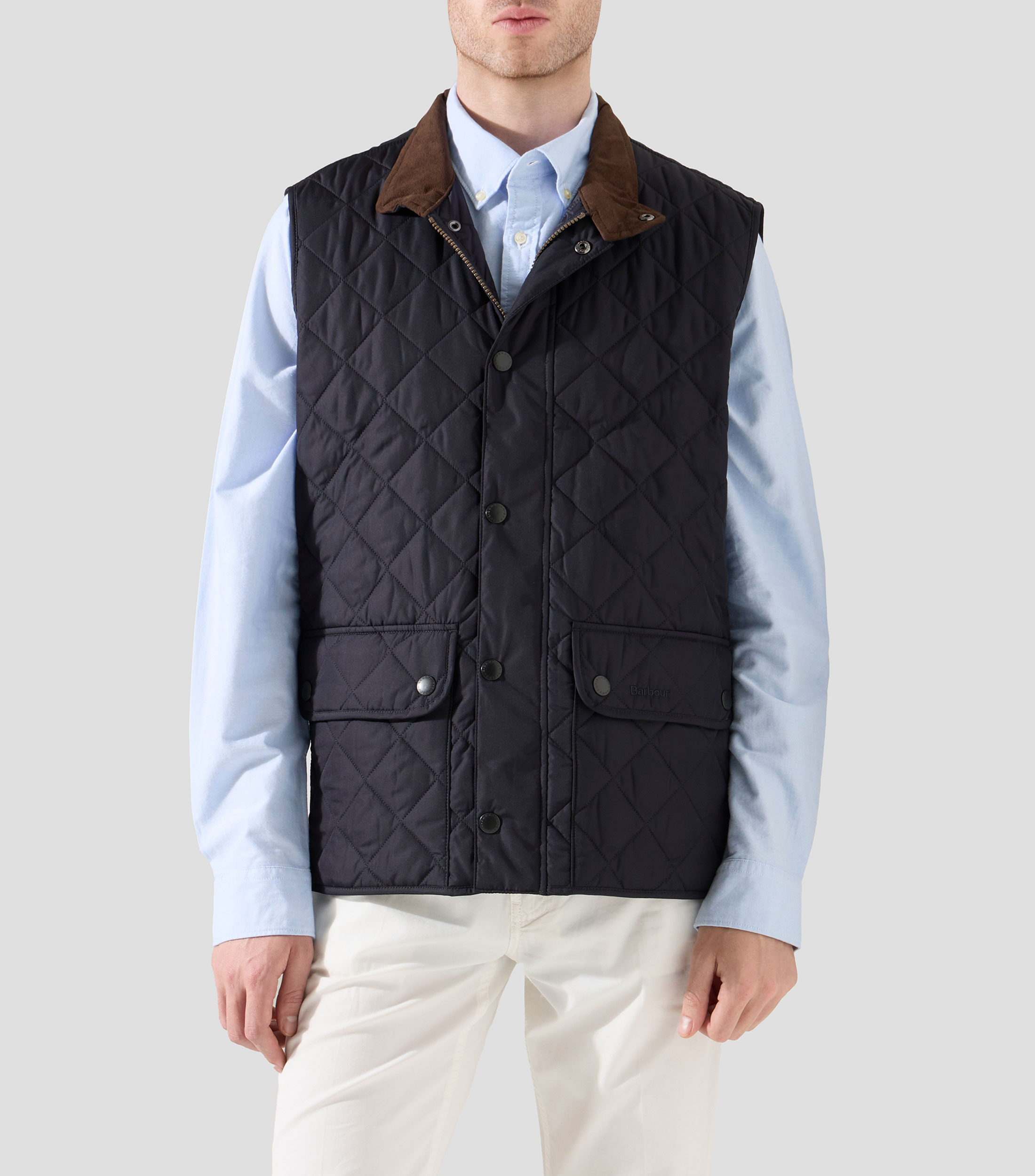 Chaleco con botones Hombre